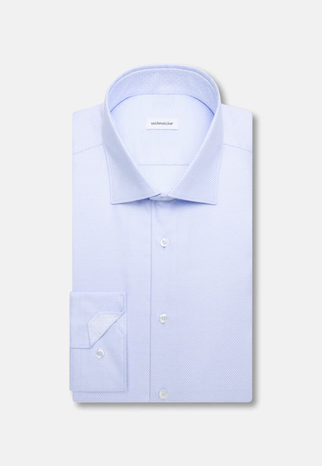 Shaped Chemise d'affaires Structure dans Bleu Clair | Boutique en ligne Seidensticker