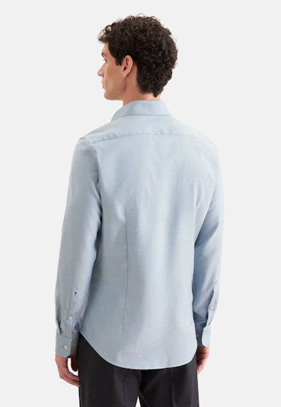 Shaped Business shirt Structure in Grün |  Seidensticker Onlineshop