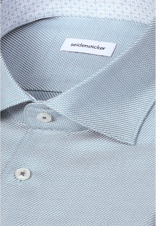 Shaped Business shirt Structure in Grün | Seidensticker online shop