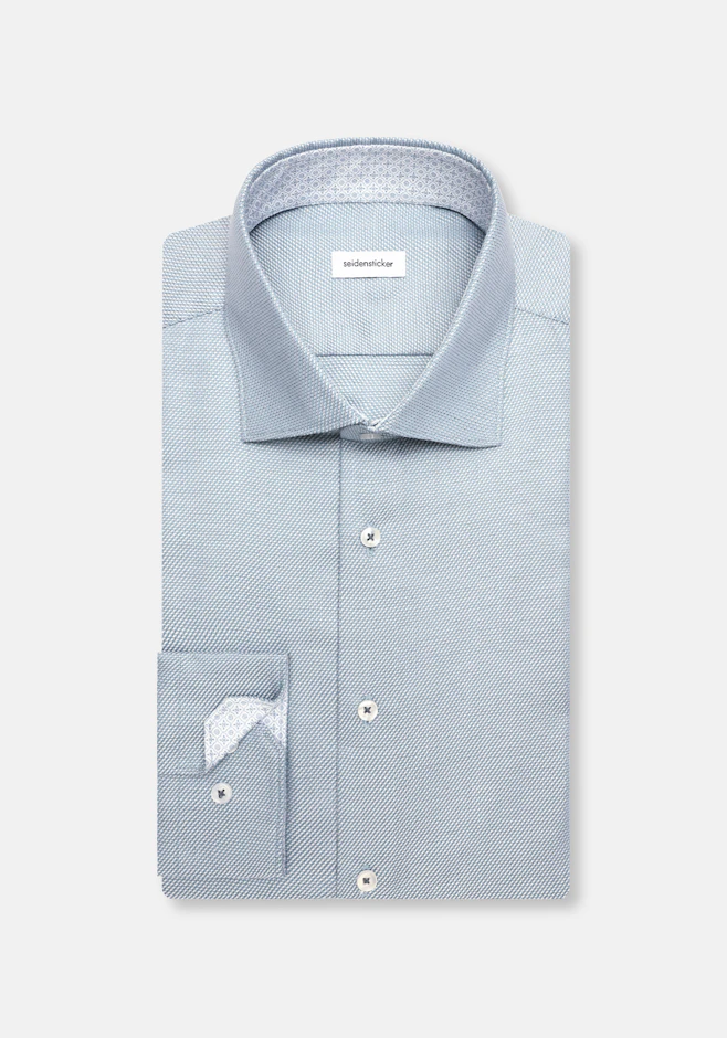 Shaped Chemise d'affaires Structure dans Vert | Boutique en ligne Seidensticker