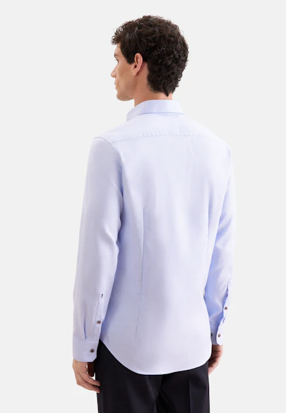Slim Business Hemd Struktur in Hellblau |  Seidensticker Onlineshop