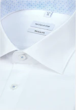 Regular Business shirt Structure in Weiß |  Seidensticker Onlineshop