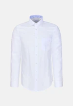 Regular Business shirt Structure in Weiß |  Seidensticker Onlineshop