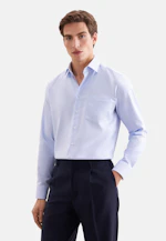 Regular Business shirt Structure in Hellblau |  Seidensticker Onlineshop