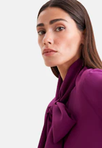 Seidenbluse mit angesetzter Schluppe in Rosa |  Seidensticker Onlineshop