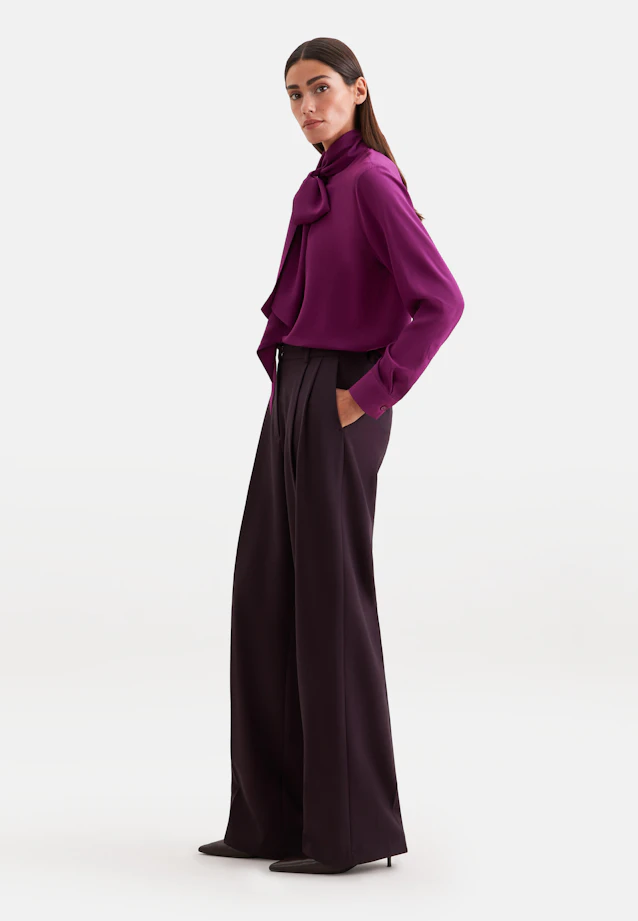 Seidenbluse mit angesetzter Schluppe in Rosa |  Seidensticker Onlineshop