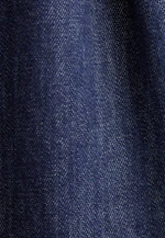 Denim Bluse mit Volumenärmeln und aufgesetzten Taschen in Dunkelblau |  Seidensticker Onlineshop