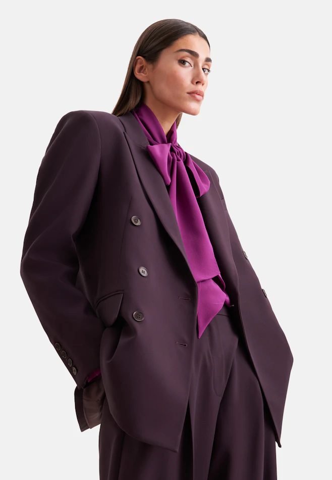 Zweireihiger Blazer mit Pattentaschen in Rot | Seidensticker Onlineshop