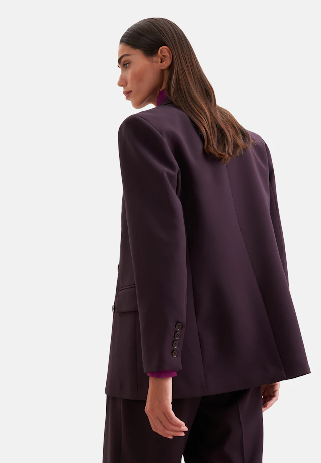 Double-Breasted Wool Blend Blazer with Flap Pockets in Rot |  Seidensticker Onlineshop