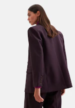 Double-Breasted Wool Blend Blazer with Flap Pockets in Rot |  Seidensticker Onlineshop