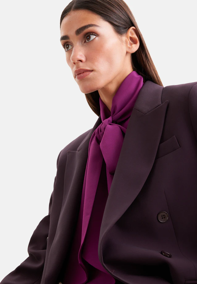 Double-Breasted Wool Blend Blazer with Flap Pockets in Rot |  Seidensticker Onlineshop