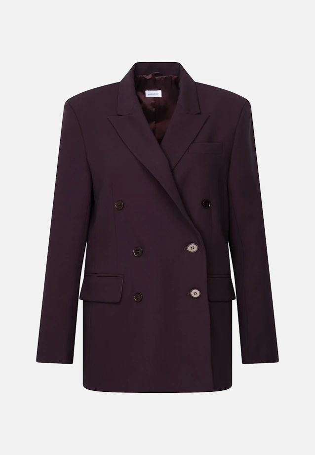 Double-Breasted Wool Blend Blazer with Flap Pockets in Rot |  Seidensticker Onlineshop