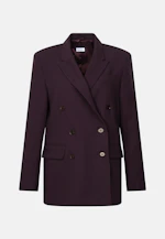 Double-Breasted Wool Blend Blazer with Flap Pockets in Rot |  Seidensticker Onlineshop