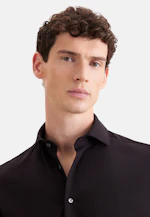 Shaped Jersey shirt Uni in Schwarz |  Seidensticker Onlineshop