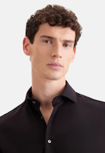 Shaped Chemise en jersey Uni in Noir |  Seidensticker Onlineshop