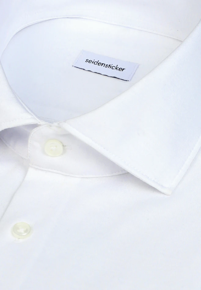 Shaped Jersey shirt Uni in Weiß | Seidensticker online shop