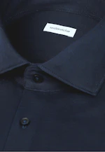 Shaped Jersey shirt Uni in Dunkelblau |  Seidensticker Onlineshop