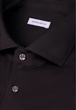Slim Jersey shirt Uni in Schwarz |  Seidensticker Onlineshop