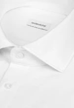 Slim Jersey shirt Uni in Weiß |  Seidensticker Onlineshop