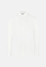 Slim Chemise en jersey Uni in Blanc |  Seidensticker Onlineshop