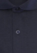 Slim Jersey shirt Uni in Dunkelblau |  Seidensticker Onlineshop