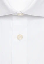 Regular Chemise décontractée Uni in Blanc |  Seidensticker Onlineshop