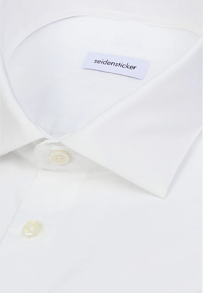 Regular Casual Hemd Uni in Weiß | Seidensticker Onlineshop