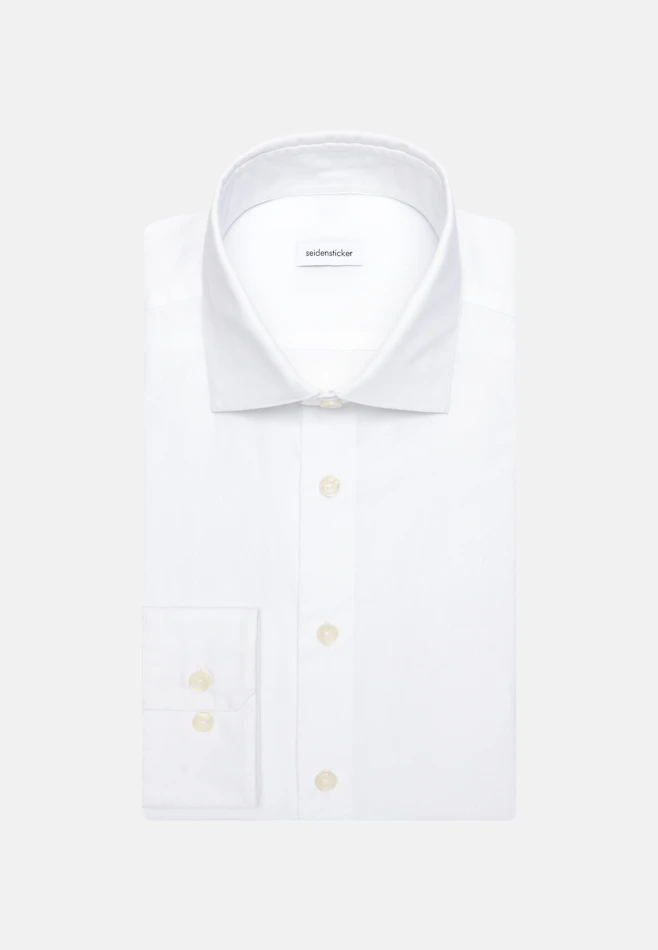 Regular Casual shirt Uni in Weiß | Seidensticker online shop