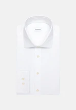 Regular Chemise décontractée Uni in Blanc |  Seidensticker Onlineshop