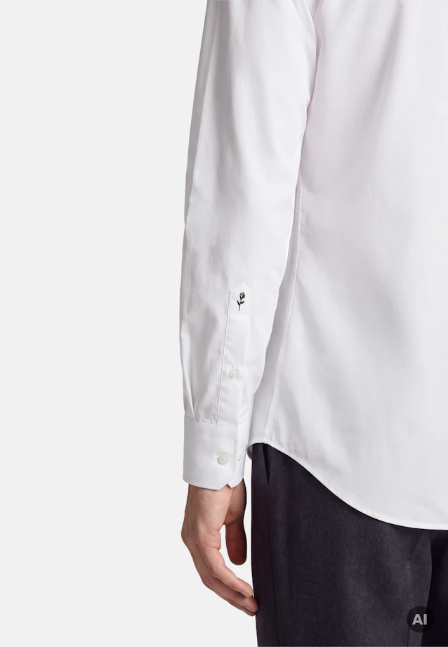 Regular Casual Hemd Uni in Weiß |  Seidensticker Onlineshop