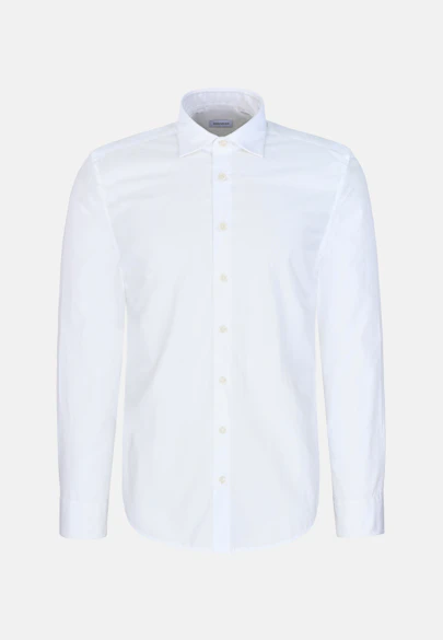 Regular Casual Hemd Uni in Weiß |  Seidensticker Onlineshop