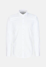 Regular Casual shirt Uni in Weiß |  Seidensticker Onlineshop