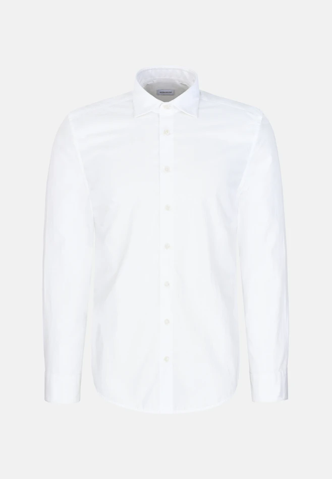 Regular Casual Hemd Uni in Weiß | Seidensticker Onlineshop