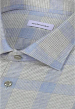 Regular Flanellhemd Karo in Hellblau |  Seidensticker Onlineshop