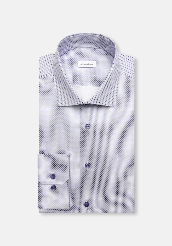 Shaped Chemise d'affaires Imprimé dans Bleu Moyen | Boutique en ligne Seidensticker