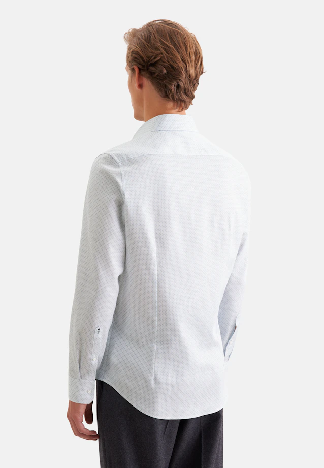 Slim Business Hemd Druck in Grün |  Seidensticker Onlineshop