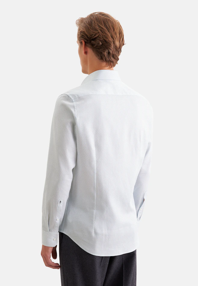 Slim Business Hemd Druck in Grün | Seidensticker Onlineshop