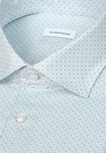 Slim Business Hemd Druck in Grün |  Seidensticker Onlineshop