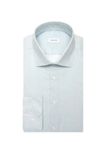 Slim Business Hemd Druck in Grün |  Seidensticker Onlineshop