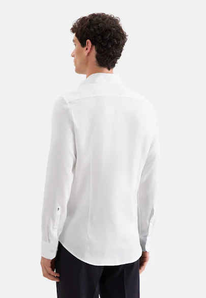 Slim Business shirt Structure in Weiß |  Seidensticker Onlineshop