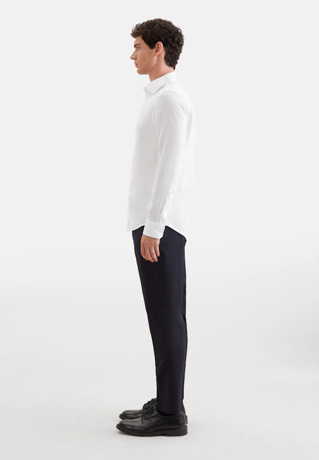 Slim Business shirt Structure in Weiß |  Seidensticker Onlineshop