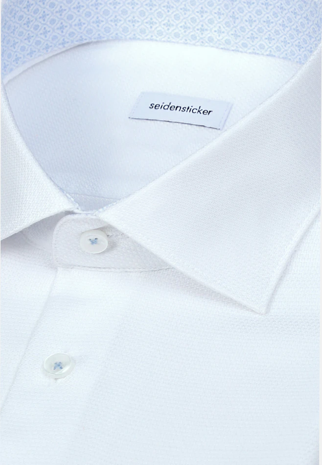 Slim Business shirt Structure in Weiß | Seidensticker online shop