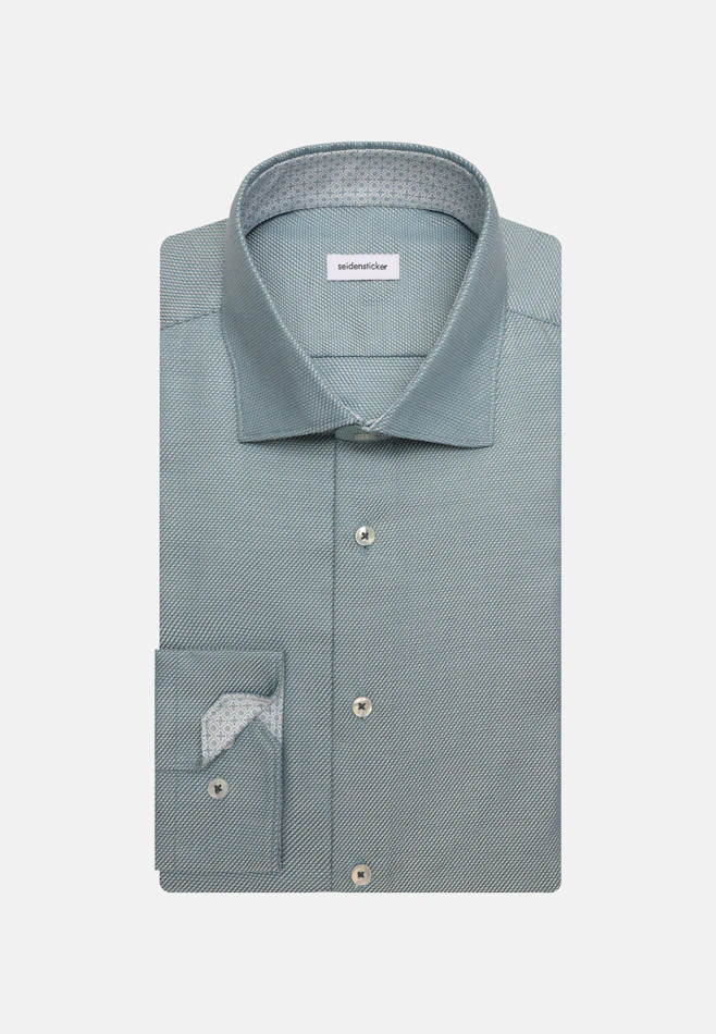 Slim Business shirt Structure in Grün | Seidensticker online shop