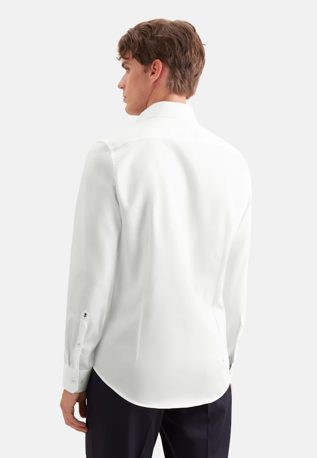Slim Business shirt Uni in Weiß |  Seidensticker Onlineshop