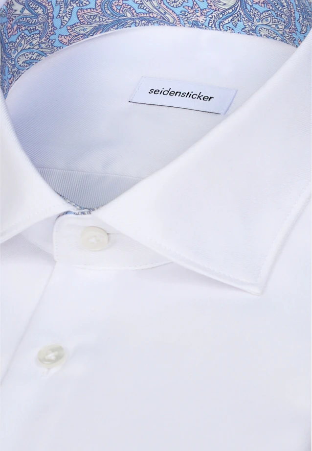 Slim Business shirt Uni in Weiß |  Seidensticker Onlineshop