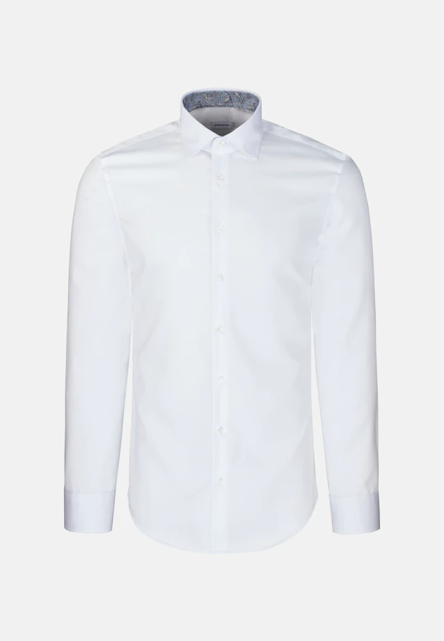 Slim Business shirt Uni in Weiß |  Seidensticker Onlineshop