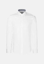 Slim Business shirt Uni in Weiß |  Seidensticker Onlineshop