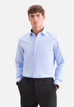 Slim Business shirt Uni in Mittelblau |  Seidensticker Onlineshop