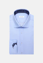 Slim Business shirt Uni in Mittelblau |  Seidensticker Onlineshop