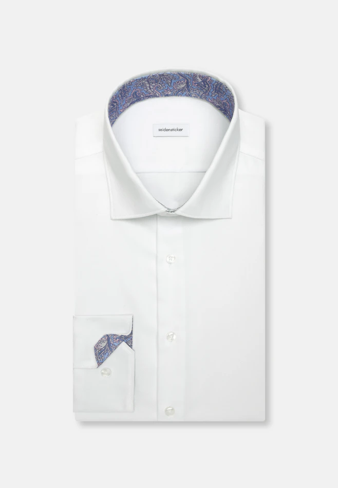 Shaped Business Hemd Uni in Weiß | Seidensticker Onlineshop